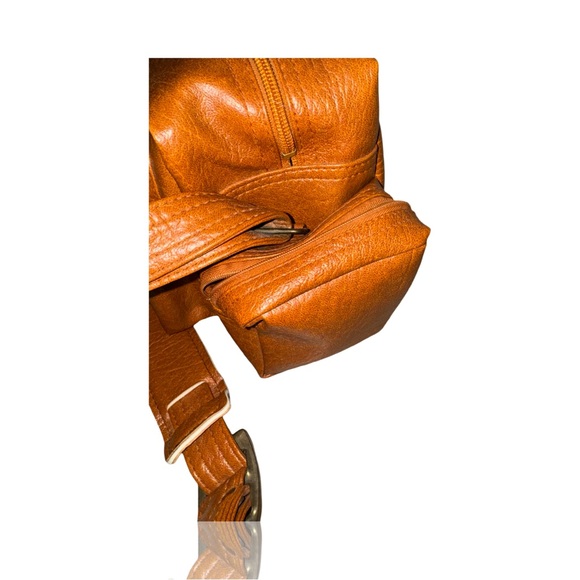 Vintage Leather Camera Bag for Large Film or DSL Camera: Full Zip: Beautiful - Picture 4 of 7